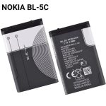 باتری گوشی نوکیا مدل Nokia BL-5C ظرفیت 1020 میلی‌آمپر ساعت