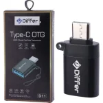 تبدیل OTG تایپ سی دیفر مدل Differ D11 Type-C OTG USB 3.0
