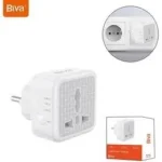 محافظ و تبدیل برق ۳ به ۲ تایمردار بیوا مدل Smart Power Protector