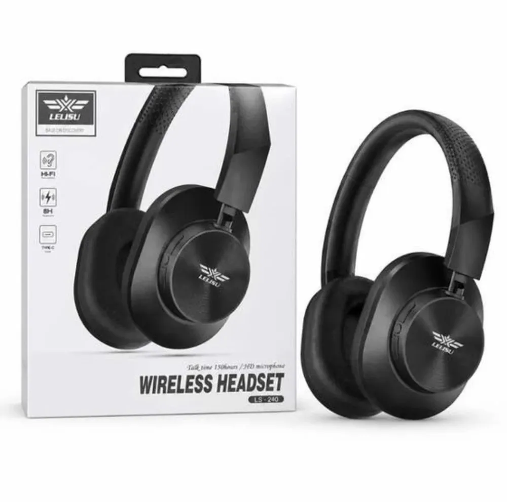 هدفون-بلوتوثی-للیسو-lelisu-ls-240-(صدای-hi-fi-و-شارژدهی-۱۵۰-ساعته)-2 هدفون بلوتوثی للیسو مدل LS-240 - تصویر 1
