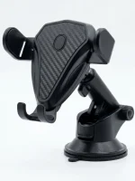پایه نگهدارنده مکشی گوشی خودرو مدل CZ-3407 طرح کربن