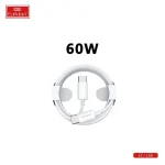کابل شارژ دو سر تایپ سی ارلدام مدل - EC-166c -PD60W - تصویر 2