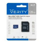 کارت حافظه میکرو اس دی وریتی مدل 128GB UHS-I 80MB/s به همراه آداپتور SD